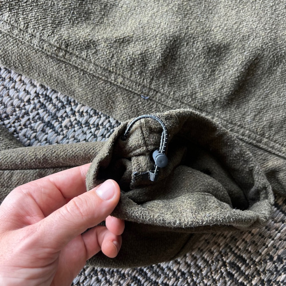 Roots Pants Mens 30 Olive Green Cargo Organic Cotton Utility Gorpcore Trousers - Picture 5 of 7